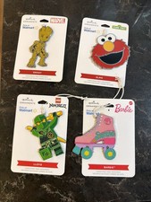 4 Hallmark Ornaments Charms/