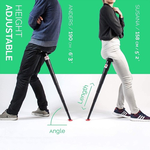 Portable folding stool cane - portable,