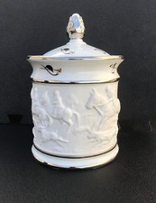 Biscuit barrel vintage, porcelain, biscuit porcelain.