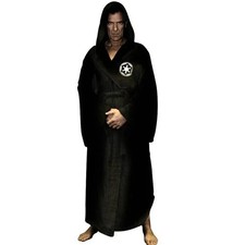 Men Bathrobe Jedi Sith Hooded bathrobe Cloak Star war Soft Dressing Gown UK