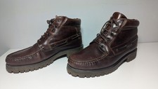 Camel Active Mens Brown Leather Ankle Boots Size 9 1/2