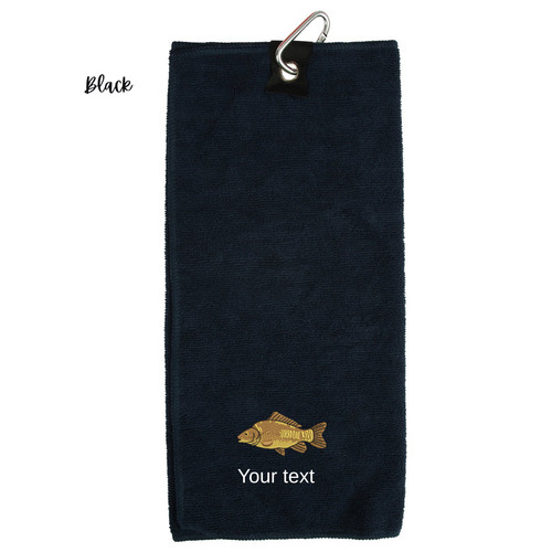 Personalised fishing towel