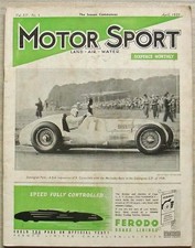 MOTOR SPORT Magazine April 1939 LE MANS LAGONDA British Empire Trophy Report