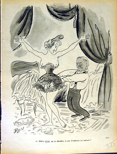 Old antique print - print, le