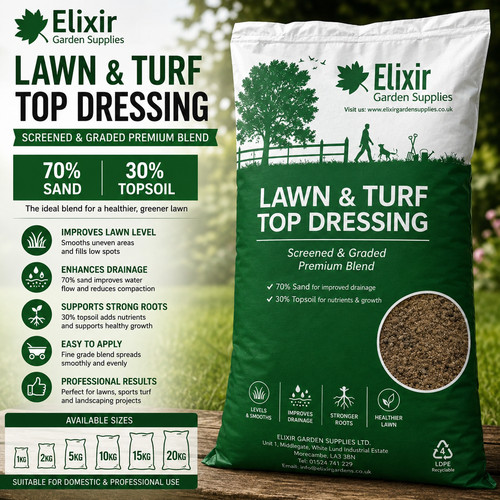 Professional lawn top dressing - professional,