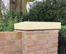 Flat Wall Pier Cap 600mm x