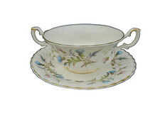 Royal Albert BRIGADOON. Soup Cup and Saucer.