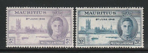 Mauritius kgvi victory - kgvi, stamps