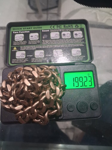 9ct gold chain - gold,