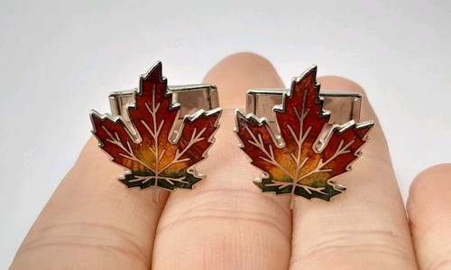 Pair vintage enamel - of,