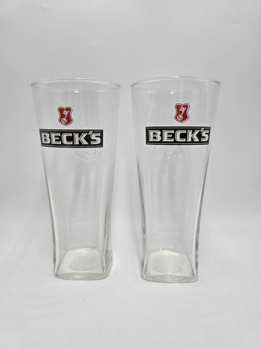 Beck pint glasses - beck’s,