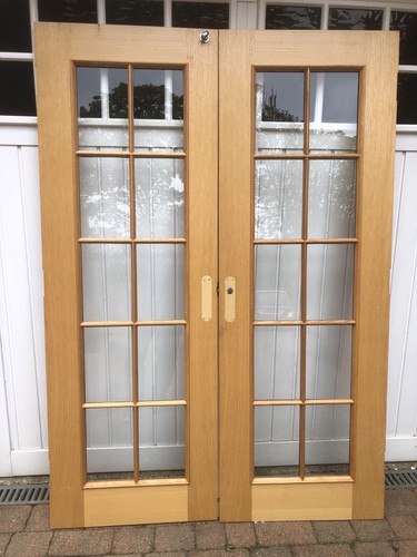 Beautiful solid double doors - solid,