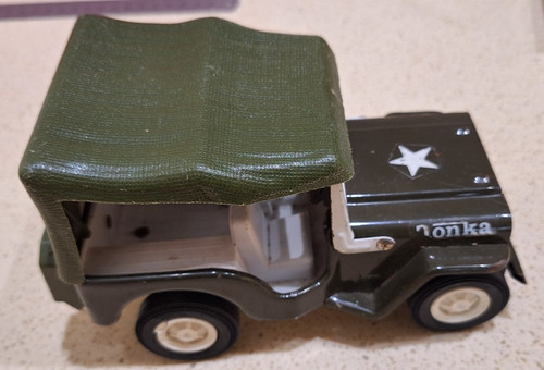 Tonka 1960s military - tonka, jeep