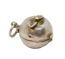 Sterling Silver Opening Apple