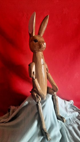 Vintage wooden rabbit/hare