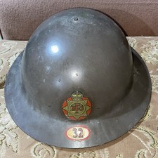 WWII BRITISH NFS STEEL HELMET