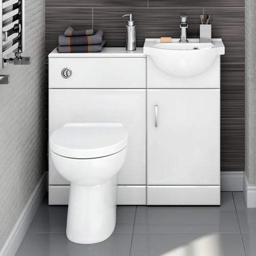 Vanity basin unit back wall - vanity,