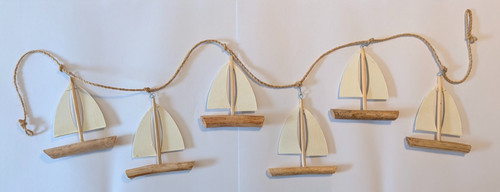 Nautical wooden sailboat - wooden,