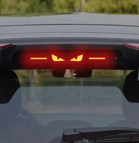 Demon eyes car brake light - brake,