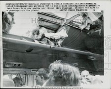 1957 Press Photo Passengers