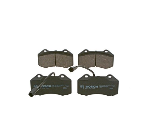 Disc brake pad set bosch - pad, fits
