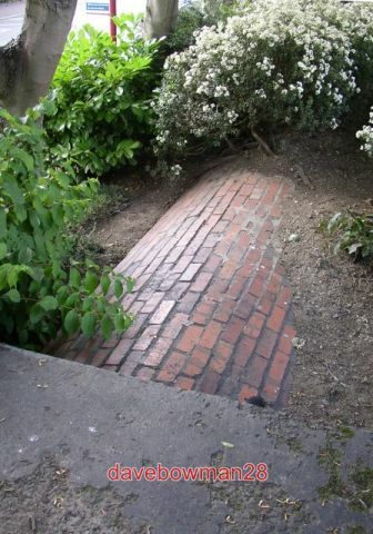 Photo top air raid shelter - of,