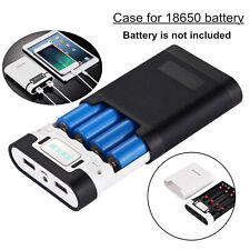10000mAh Battery Case Power Bank DIY Kit 4x18650 Dual USB Ports LED Display