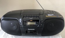 Panasonic RX-DS25 EB-K Portable Stereo CD/ Cassette / Radio System Black
