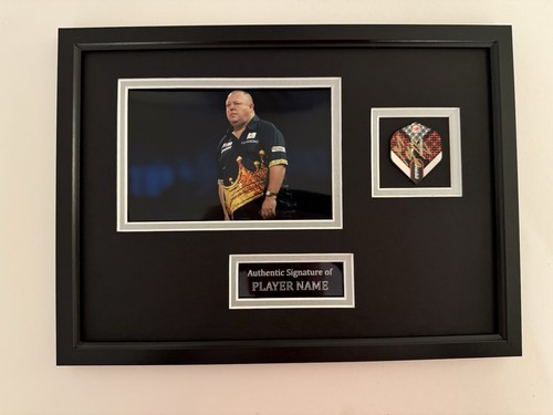 Mervyn king hand signed darts - mervyn,