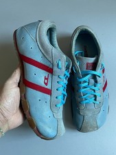 womens Diesel Evelyn blue red vintage lace up shoes uk 4 eur 37