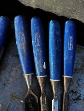5 Old Marple Wood Chisels