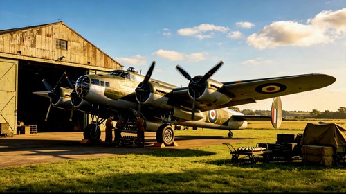 Ww2 lancaster bomber - ww2,