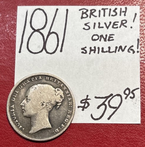1861 british silver one - 1861,