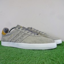 adidas 350 Trainers Size 9.5 Men's Wolf Grey Suede Low Top Running Casual Shoes