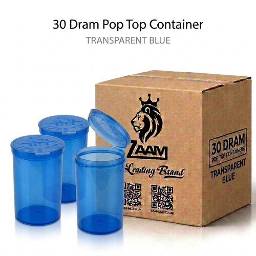 Transparent blue dram - transparent,