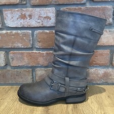 Rieker Zip-Up Biker Boots Size