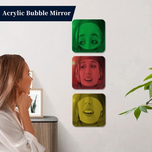 Pieces acrylic bubble mirror - 3,