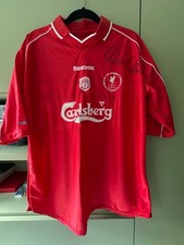 LIVERPOOL LFC 2000/01 Treble