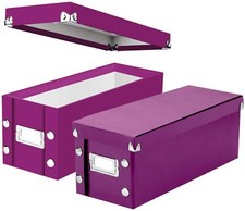 2-Pack CD Storage Box Rack