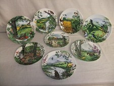 Wedgwood - Colin Newman's COUNTRY PANORAMA - vintage collector plates - 6A2A