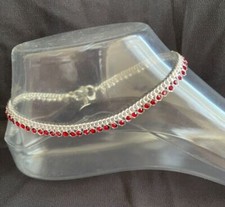 Diamante anklet ankle chain - ankle,