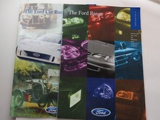 2 x FORD THE  RANGE &CAR RANGE Brochure - Year 1996 EDITION 1-3 PROBE KA VAN ECT
