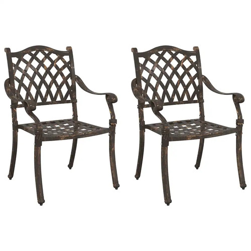 Garden chair pcs - 2, aluminium