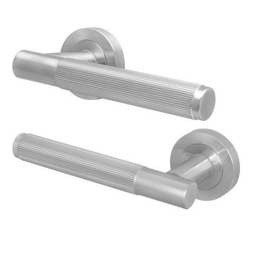 Satin internal door - satin, handle