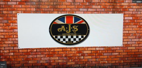 Ajs motorcycles banner classic - motorcycles,