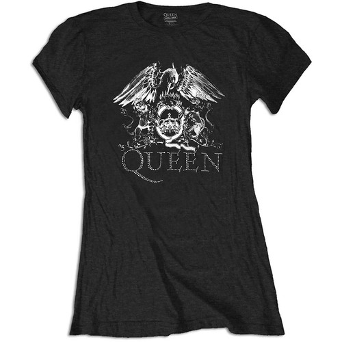 Ladies queen crest diamante - ladies,