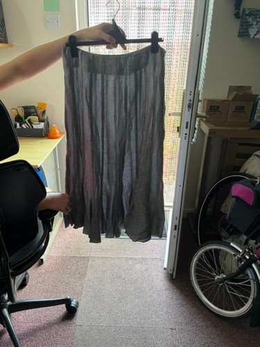 Per una maxi skirt - una, pleats