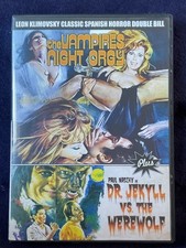THE VAMPIRES NIGHT ORGY & DR JEKYLL VS THE WEREWOLF CODE RED R0 DVD NASCHY