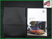 GENUINE VW POLO 2017-2020 OWNERS MANUAL HANDBOOK USER GUIDE WALLET PACK