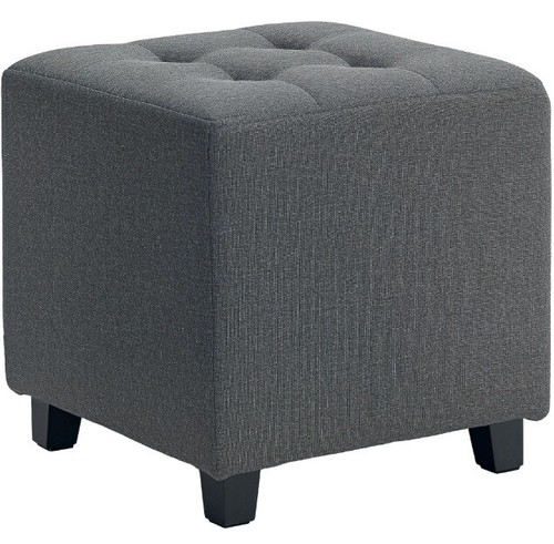 Small footstool square ottoman - small,